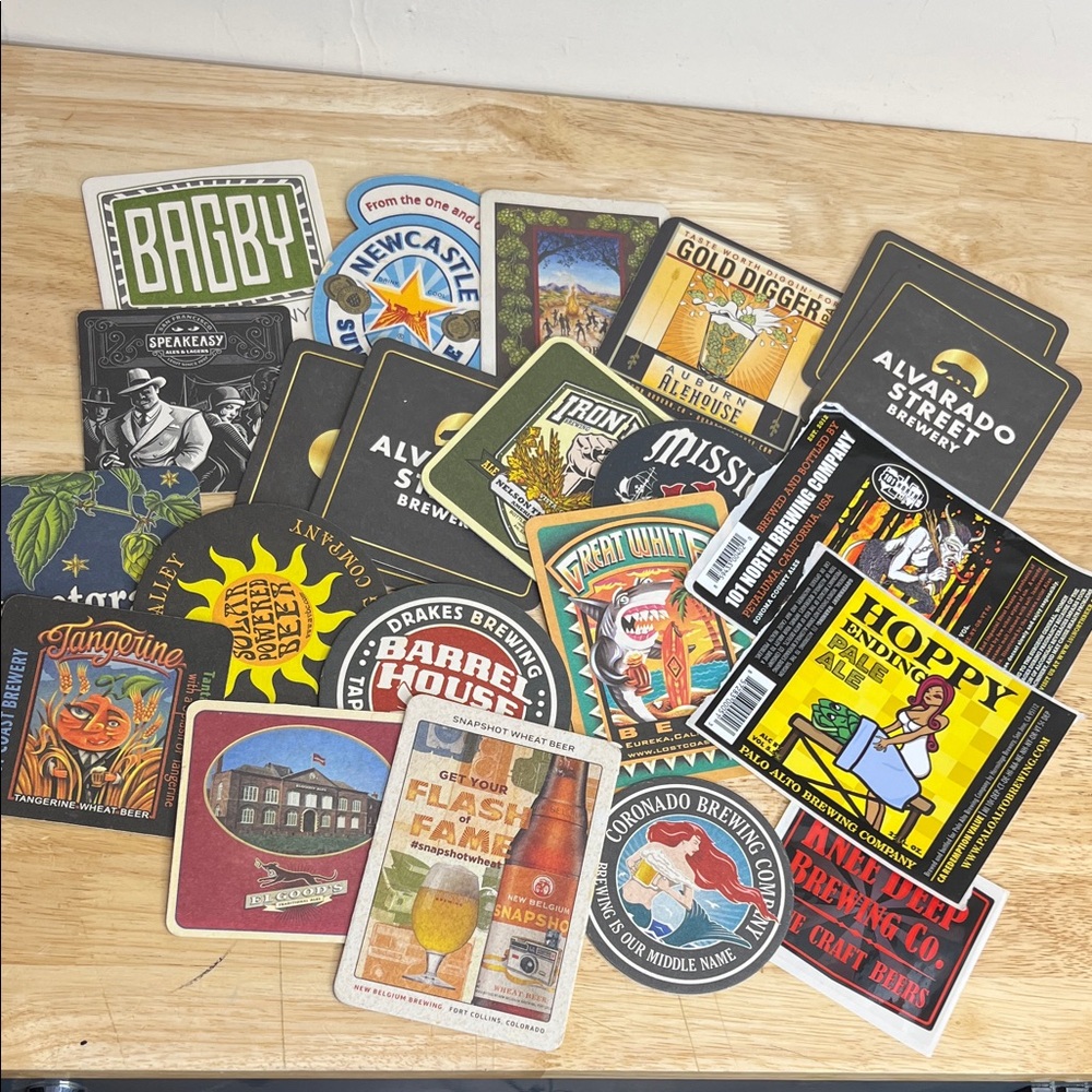 Assorted Brewery Coasters Collection